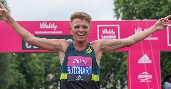 Butchart winning 2017 Vitality 10k 